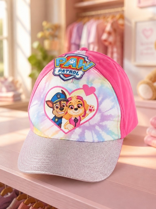 Paw Patrol Other - Paw Patrol Kids Pink Tie-Dye Glitter Visor Baseball Hat